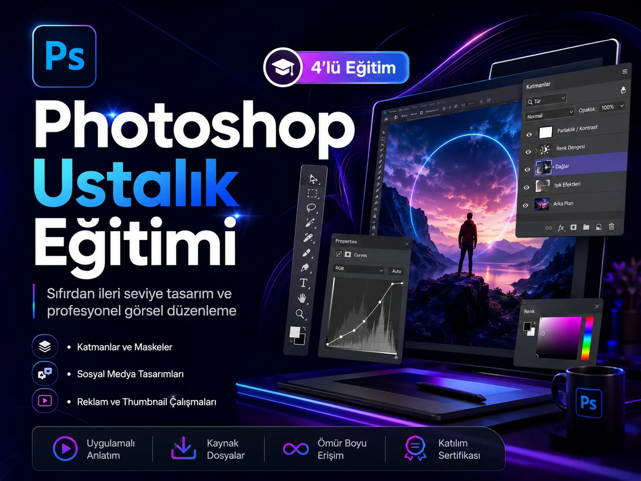 Photoshop Ustalık Eğitimi kapağı