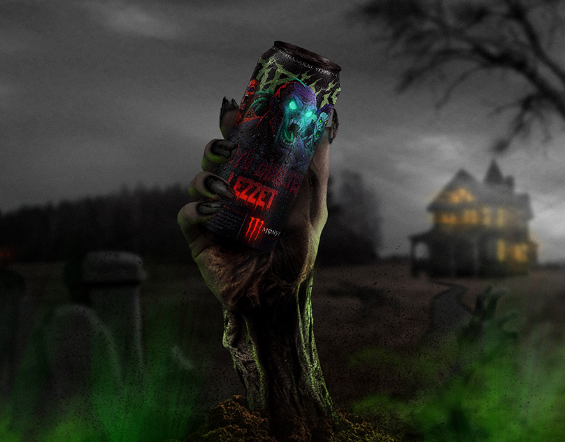 Monster x The Walking Dead Behance projesi