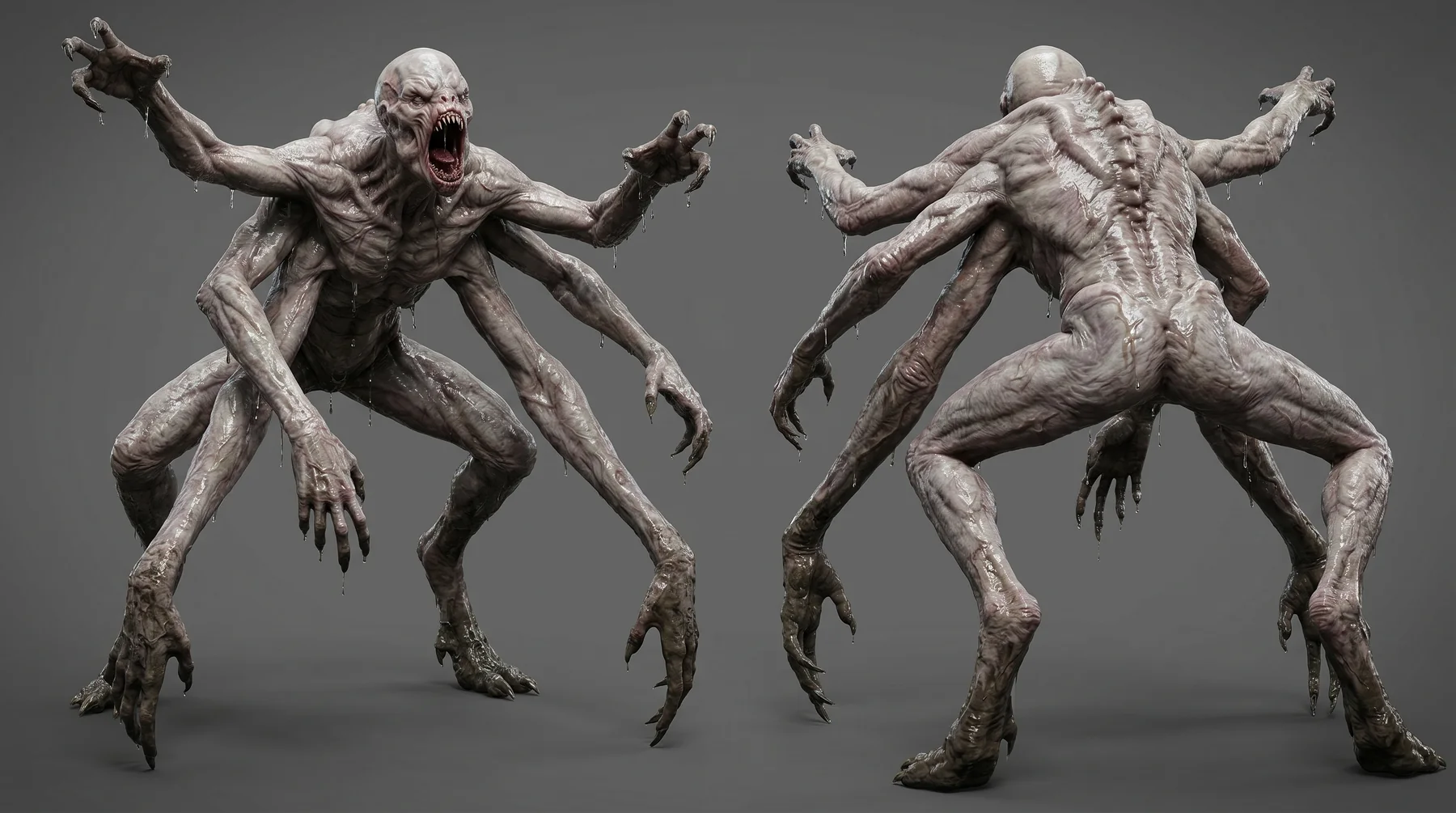 Witcher yaratık model sheet çalışması
